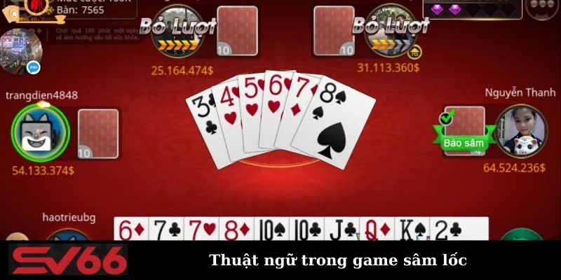 Các thuật ngữ phổ biến trong game sâm lốc 