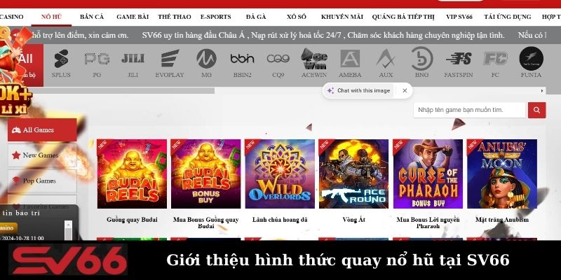 Giới thiệu tổng quan về quay nổ hũ SV66 