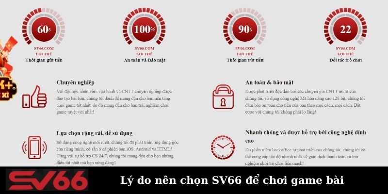 Lý do nên lựa chọn game bài SV66 để chinh chiến