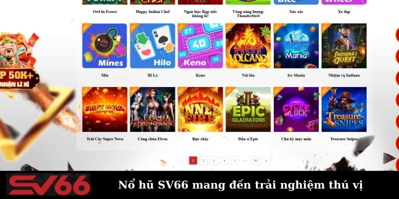 Nổ hũ SV66 mang đến cơ hội đổi đời cho các dân chơi 